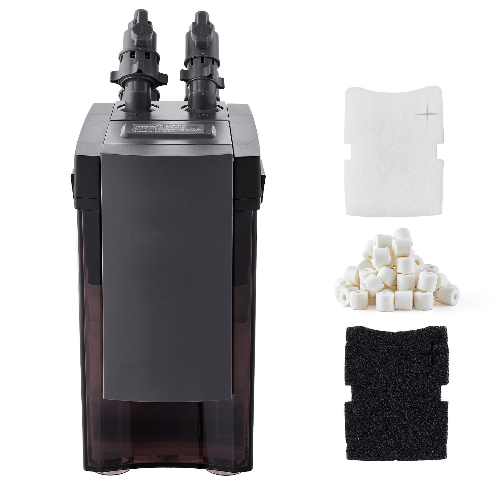 Aquarium Pump - 396GPH Canister Filter, 4-Stage External Aquarium