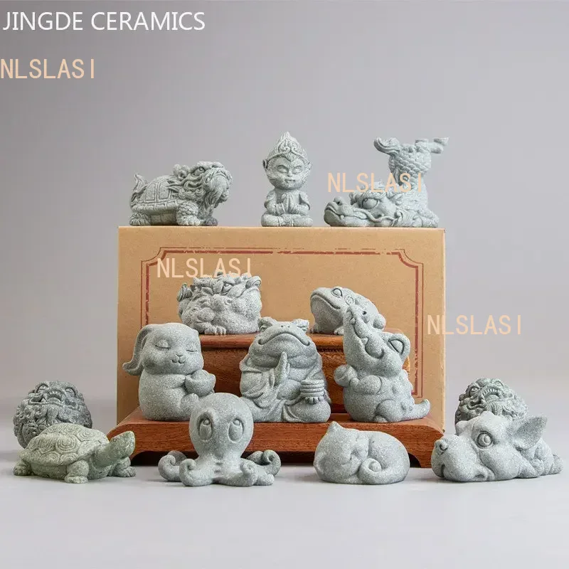 Creative Handmade Stone Tea Pe - Fish Aquarium Home review and price
