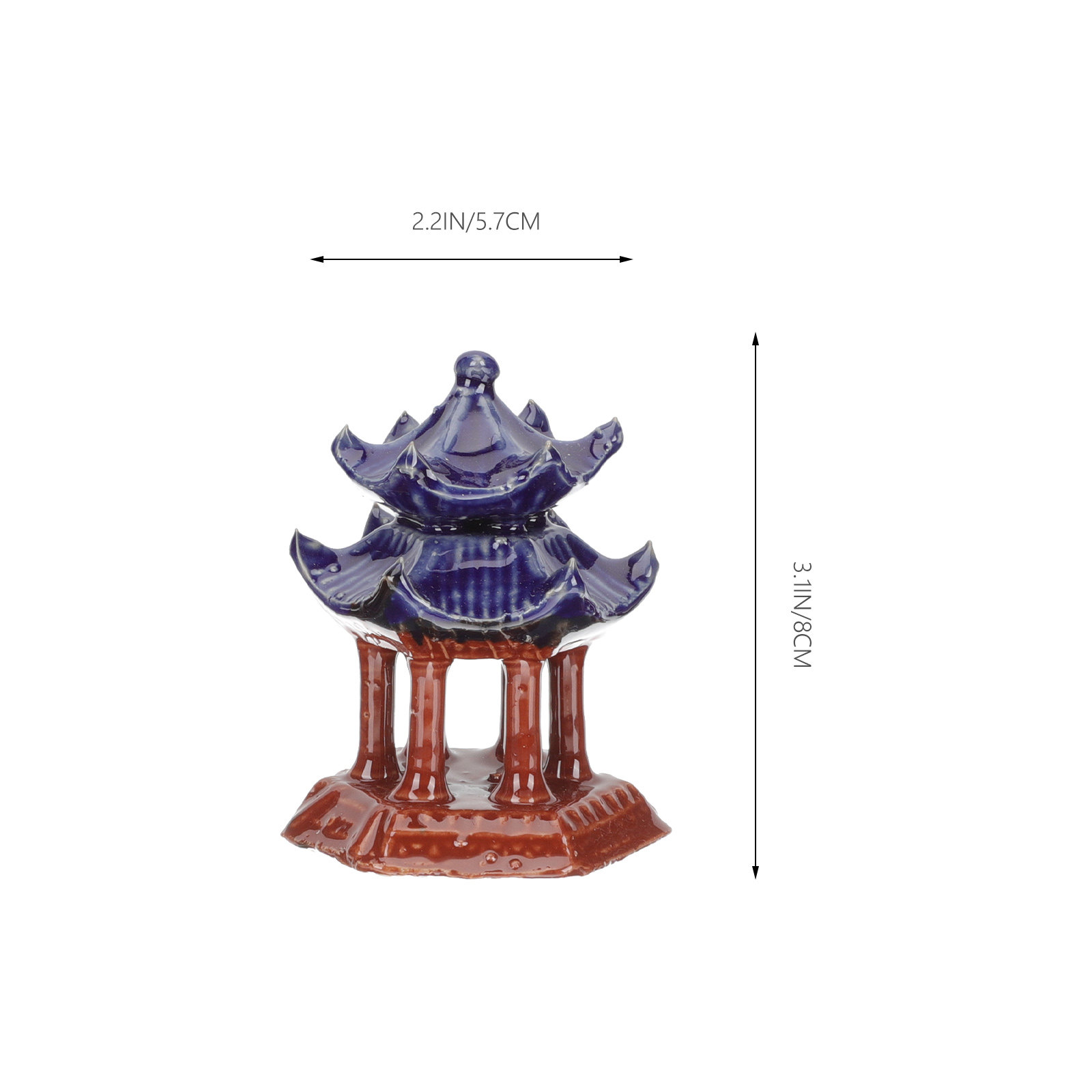 3Pcs Ceramic Pavilion Miniatur - Aquarium Fish Tank review and price