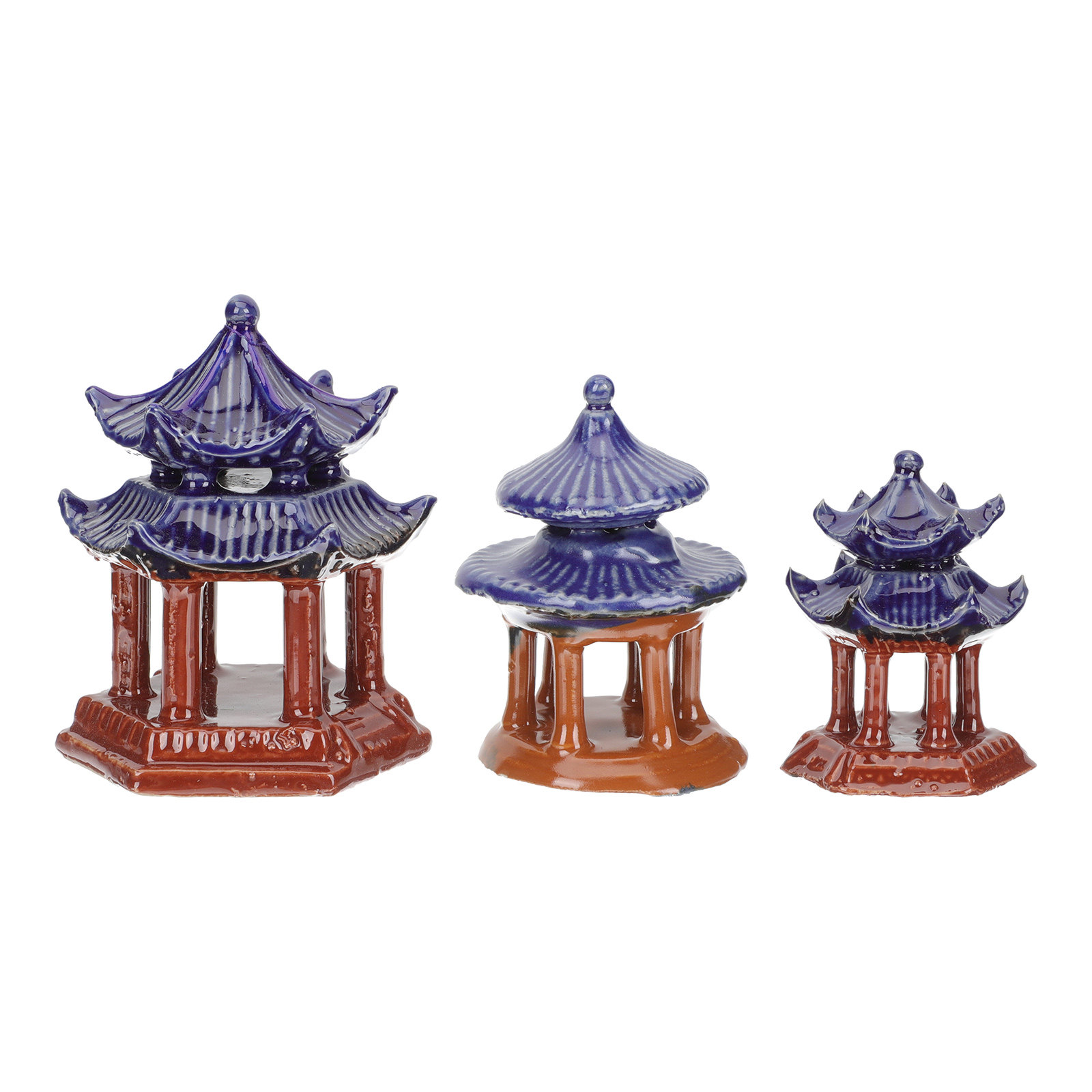 3Pcs Ceramic Pavilion Miniatur - Aquarium Fish Tank review and price