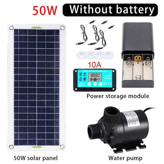 50W Solar Power Water Pump Set - Aquarium Pump review and price