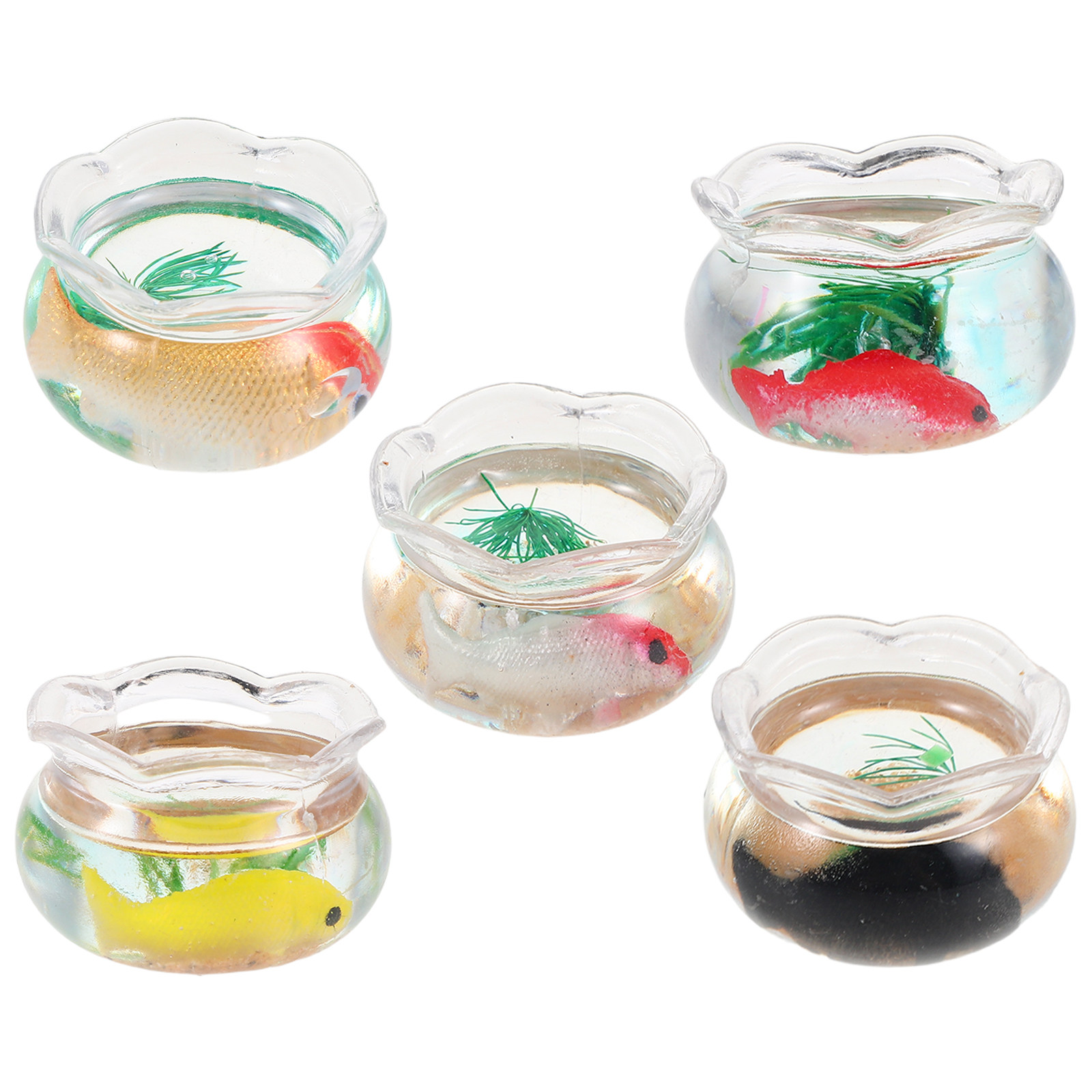 5Pcs Mini Fish Aquarium Realis - Aquarium Plants review and price
