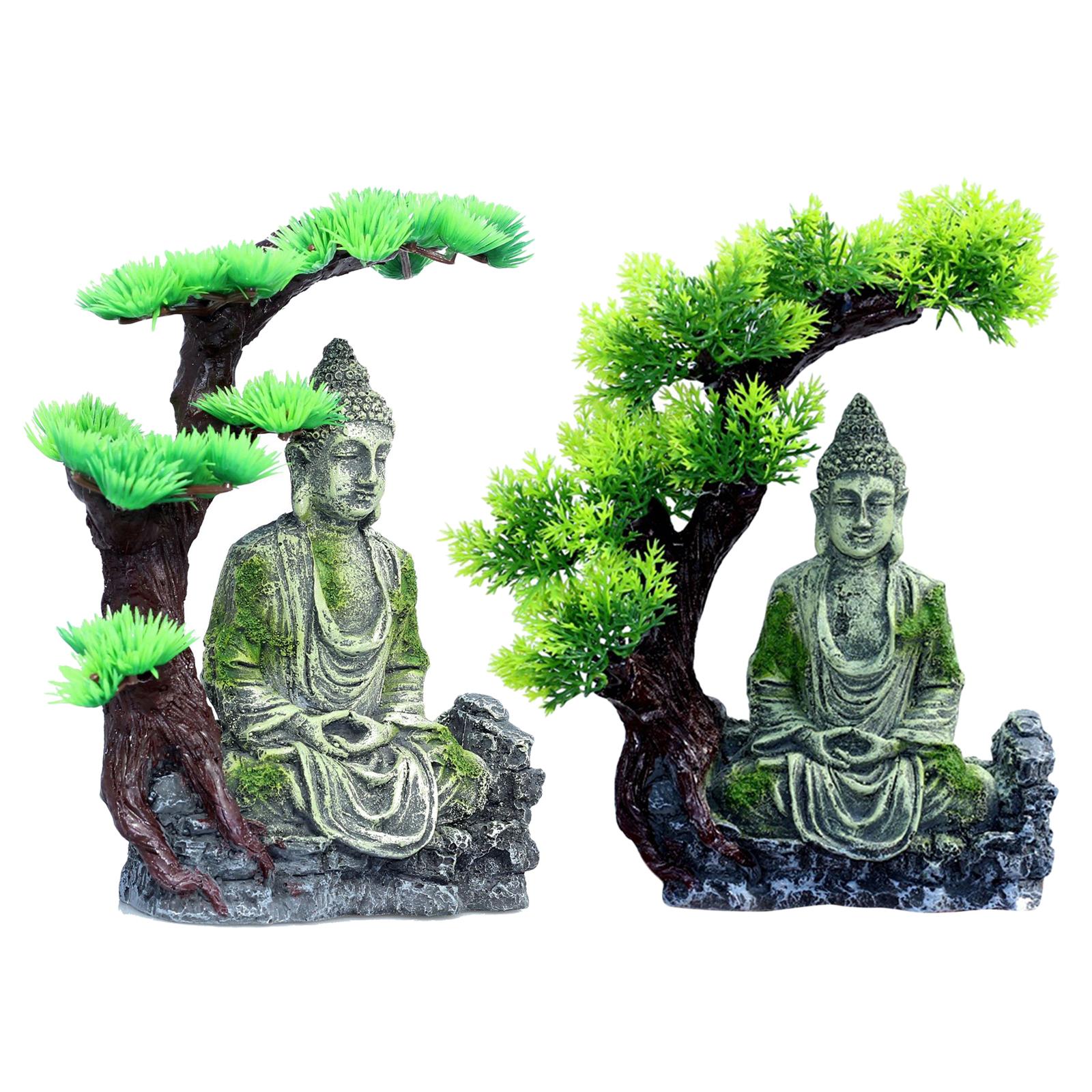 Buddha Statue Aquarium Decorat - Betta Fish Tank review and price