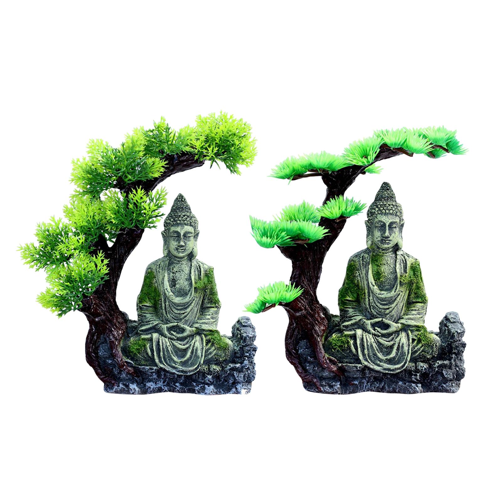 Buddha Statue Aquarium Decorat - Betta Fish Tank review and price