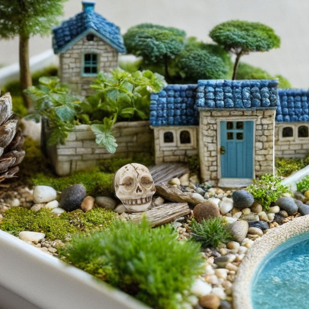 20Pcs Resin Smiling Skull Stat - Aquarium Decor review and price